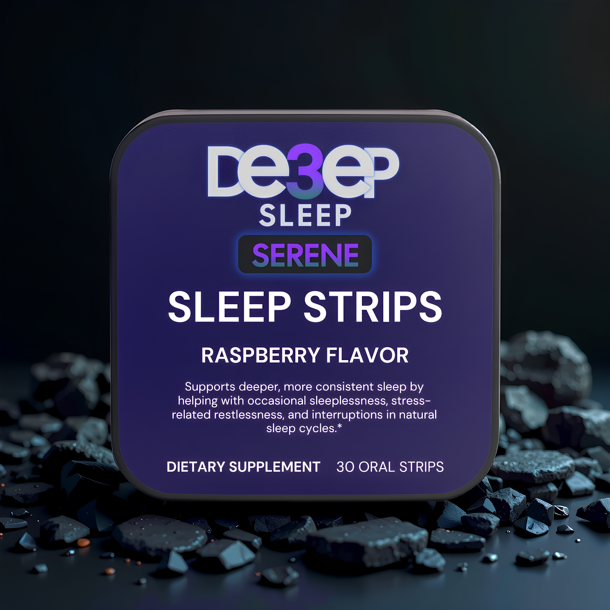 Deep3Sleep Serene Sleep Strips | Natural Sleep Aid Supplement