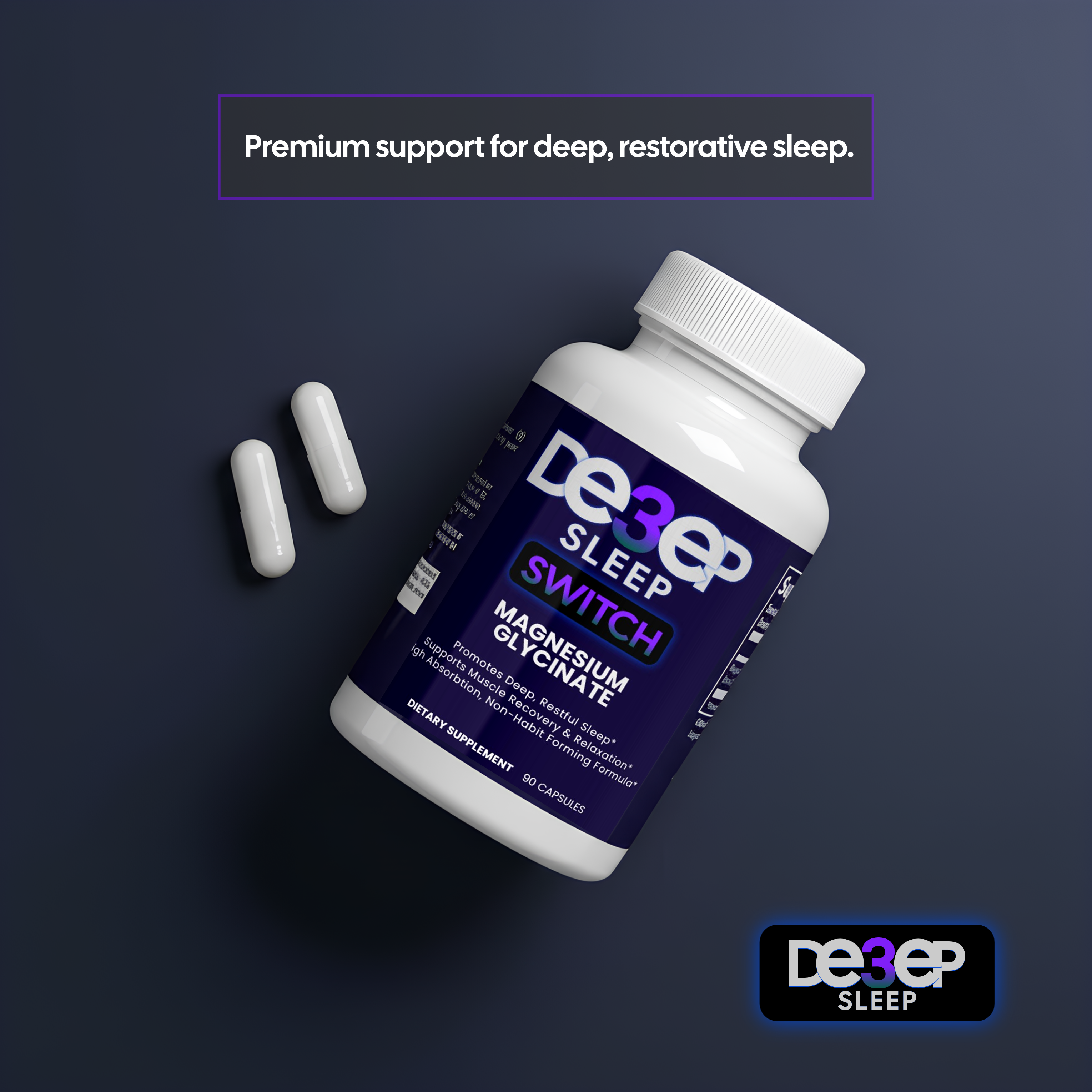 Deep3Sleep Switch | Sleep Aid Supplement for Deep Sleep