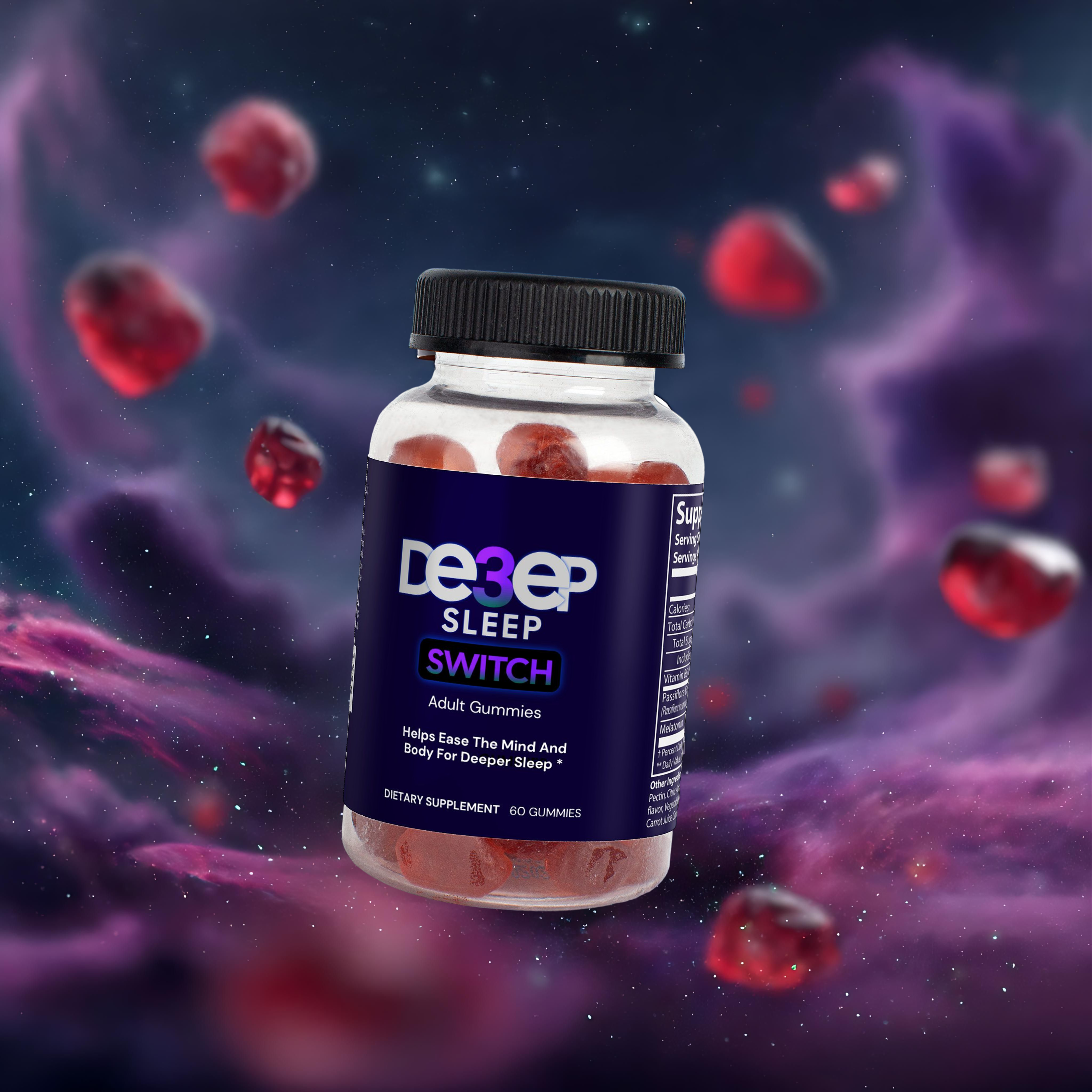 Deep3Sleep Switch Gummies | Natural Sleep Aid Supplement